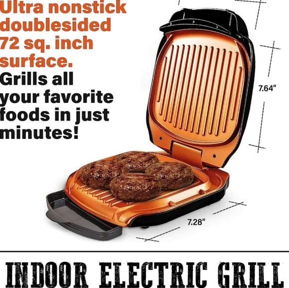 GOTHAM STEEL ECLECTIC COPPER GRILL PAN! - Picture 4 of 12
